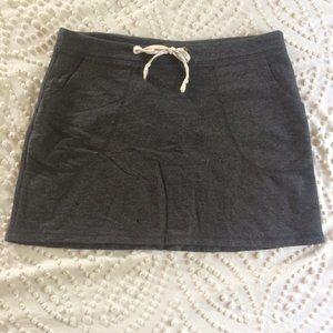 Gap Gray Jersey Knit Mini Skirt
